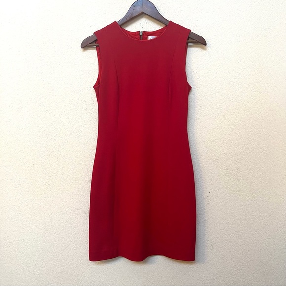 Patrizia Luca Dresses & Skirts - Patrizia Luca Milano Red Sleeveless Sheath Dress B18/20
